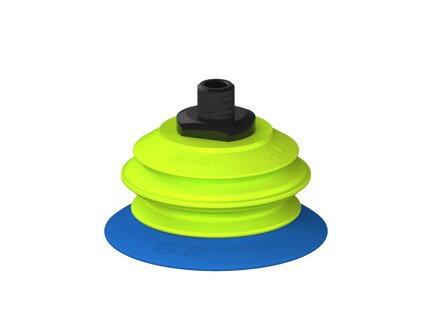 Przysawka piGRIP, warga elastyczna, Ø77 mm, TPE 50°, 1 mieszek, podstawa typ 1, NPT 1/4" zew., (G.FX77T50.B1.S1.NT14M.00) (9922911) - Piab