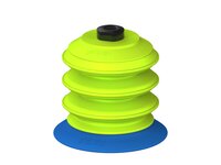 Przysawka piGRIP, warga elastyczna, Ø77 mm, TPE 50°, 3 mieszki, podstawa typ 1, NPSF 1/8" wew., filtr siatkowy (G.FX77T50.B3.S1.NS18F.01) (9903149) - Piab
