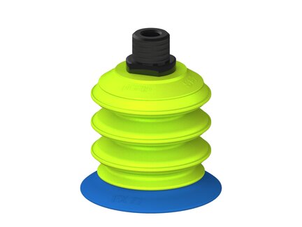 Przysawka piGRIP, warga elastyczna, Ø77 mm, TPE 50°, 3 mieszki, podstawa typ 1, NPT 1/2" zew., piSAVE 05/60 (G.FX77T50.B3.S1.NT12M.15) (9908306) - Piab