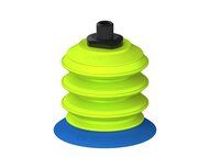 Przysawka piGRIP, warga elastyczna, Ø77 mm, TPE 50°, 3 mieszki, podstawa typ 1, NPT 1/4" zew., (G.FX77T50.B3.S1.NT14M.00) (9921952) - Piab