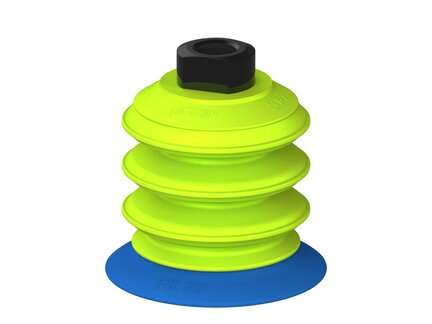 Przysawka piGRIP, warga elastyczna, Ø77 mm, TPE 50°, 3 mieszki, podstawa typ 1, NPT 3/8" wew., (G.FX77T50.B3.S1.NT38F.00) (9977144) - Piab