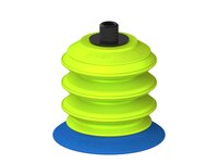 Przysawka piGRIP, warga elastyczna, Ø77 mm, TPE 50°, 3 mieszki, podstawa typ 1, gwint niski NPT 1/4" zew., (G.FX77T50.B3.S1.NTL14M.00) (9917011) - Piab