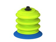 Przysawka piGRIP, warga elastyczna, Ø77 mm, TPE 50°, 3 mieszki, podstawa typ 1, gwint niski NPT 1/8" zew., (G.FX77T50.B3.S1.NTL18M.00) (9941629) - Piab