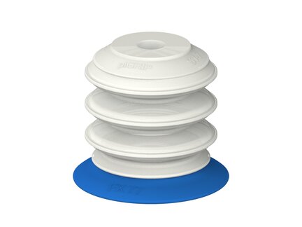 Przysawka piGRIP, warga elastyczna, Ø77 mm, TPE 50°, 3 mieszki, podstawa typ 1, FDA (G.FX77T50.B3.S1.XXX.00.FDA) (9903229) - Piab