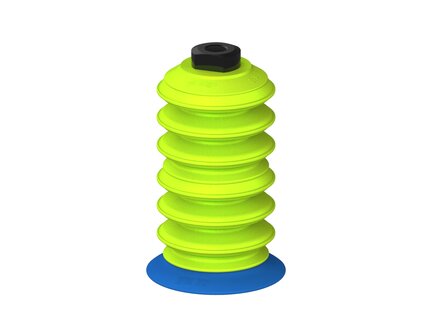 Przysawka piGRIP, warga elastyczna, Ø77 mm, TPE 50°, 6 mieszków (3+3), podstawa typ 1, G1/4" wew., (G.FX77T50.B6.S1.G14F.00) (9919069) - Piab