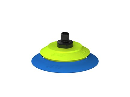 Przysawka piGRIP, warga elastyczna, Ø77 mm, TPE 50°, bez mieszków, podstawa typ 1, gwint M10 zew., (G.FX77T50.F.S1.MM10M.00) (9930550) - Piab