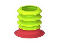 Przysawka piGRIP, warga elastyczna wzmocniona, Ø30 mm, 3 mieszki (G.FXI30T18.B3.S0.XXX.00) (9975755) - Piab