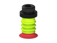 Przysawka piGRIP, warga elastyczna wzmocniona, Ø30 mm, 3 mieszki, podstawa typ 1, G1/2" zew., (G.FXI30T18.B3.S1.G12M.00) (9939568) - Piab