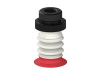 Przysawka piGRIP, warga elastyczna wzmocniona, Ø30 mm, 3 mieszki, podstawa typ 1, G1/2" zew.,, FDA (G.FXI30T18.B3.S1.G12M.00.FDA) (9953154) - Piab