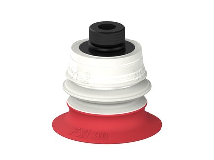 Przysawka piGRIP Ø30 mm, 1 mieszek, podstawa typ 1, filtr siatkowy, FDA (G.FXI30T18.B1.S1.G18MR.01.FDA) (9941254) - Piab