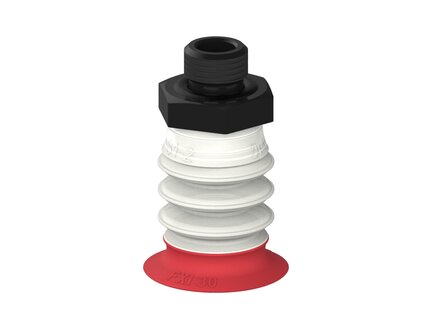 Przysawka piGRIP, warga elastyczna wzmocniona, Ø30 mm, 3 mieszki, podstawa typ 1, G1/4" zew., piSAVE 05/60 (G.FXI30T18.B3.S1.G14M.15.FDA) (9949340) - Piab