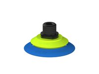 Przysawka piGRIP, warga elastyczna, Ø77 mm, TPE 50°, bez mieszków, podstawa typ 1, NPT 1/2" zew., filtr siatkowy (G.FX77T50.F.S1.NT12M.01) (9920819) - Piab
