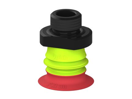 Przysawka piGRIP Ø30 mm, 1 mieszek, podstawa typ 1, G3/8" zew., (G.FXI30T18.B1.S1.G38M.00) (9940027) - Piab