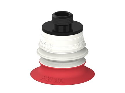 Przysawka piGRIP Ø30 mm, 1 mieszek, podstawa typ 1, gwint niski G 1/8" zew.,, FDA (G.FXI30T18.B1.S1.GL18M.00.FDA) (9954031) - Piab
