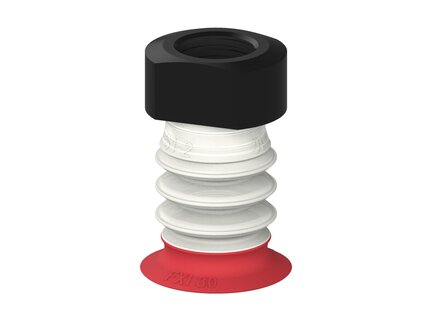 Przysawka piGRIP, warga elastyczna wzmocniona, Ø30 mm, 3 mieszki, podstawa typ 1, G3/8" wew.,, FDA (G.FXI30T18.B3.S1.G38F.00.FDA) (9948435) - Piab