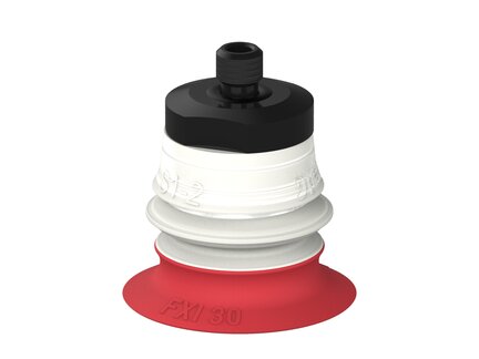 Przysawka piGRIP Ø30 mm, 1 mieszek, podstawa typ 1, M6 zew.,, FDA (G.FXI30T18.B1.S1.MM6M.00.FDA) (9976146) - Piab