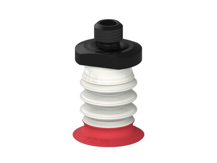 Przysawka piGRIP, warga elastyczna wzmocniona, Ø30 mm, 3 mieszki, podstawa typ 1, M12 zew.,, FDA (G.FXI30T18.B3.S1.MM12M.00.FDA) (9942988) - Piab