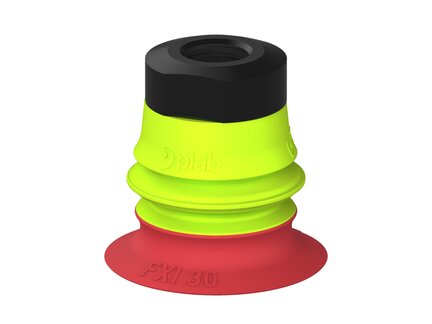 Przysawka piGRIP Ø30 mm, 1 mieszek, podstawa typ 1, NPSF 1/8" wew., (G.FXI30T18.B1.S1.NS18F.00) (9956191) - Piab
