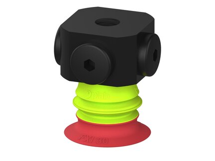 Przysawka piGRIP Ø30 mm, 1 mieszek, podstawa typ 1, NPSF 5x1/8" wew., (G.FXI30T18.B1.S1.NS518F.00) (9967651) - Piab