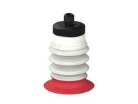 Przysawka piGRIP, warga elastyczna wzmocniona, Ø30 mm, 3 mieszki, podstawa typ 1, M6 zew., piSAVE, dławik 0,7 mm, FDA (G.FXI30T18.B3.S1.MM6M.03.FDA) (9955079) - Piab