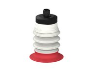 Przysawka piGRIP, warga elastyczna wzmocniona, Ø30 mm, 3 mieszki, podstawa typ 1, M6 zew., piSAVE, dławik 0,7 mm, FDA (G.FXI30T18.B3.S1.MM6M.03.FDA) (9955079) - Piab