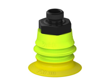 Przysawka piGRIP Ø30 mm, 1 mieszek, podstawa typ 1, G1/8" zew., (G.FXI30T30.B1.S1.G18M.00) (9939691) - Piab