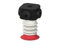 Przysawka piGRIP, warga elastyczna wzmocniona, Ø30 mm, 3 mieszki, podstawa typ 1, NPSF 5x1/8" wew.,, FDA (G.FXI30T18.B3.S1.NS518F.00.FDA) (9956395) - Piab