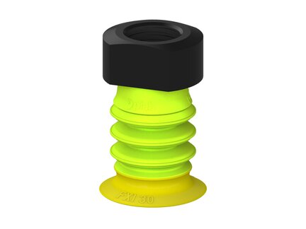 Przysawka piGRIP, warga elastyczna wzmocniona, Ø30 mm, 3 mieszki, podstawa typ 1, G3/8" wew., (G.FXI30T30.B3.S1.G38F.00) (9942645) - Piab