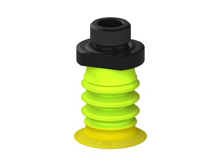 Przysawka piGRIP, warga elastyczna wzmocniona, Ø30 mm, 3 mieszki, podstawa typ 1, G3/8" zew., (G.FXI30T30.B3.S1.G38M.00) (9940080) - Piab