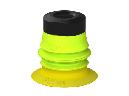 Przysawka piGRIP Ø30 mm, 1 mieszek, podstawa typ 1, (G.FXI30T30.B1.S1.MM10F.00) (9958298) - Piab