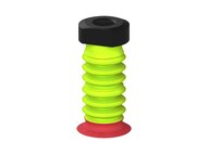 Przysawka piGRIP, warga elastyczna z pierśc. wzmac.Ø30 mm, 6 mieszków (3+3), podstawa typ 1, G1/4" wew., (G.FXI30T18.B6.S1.G14F.00) (9976302) - Piab