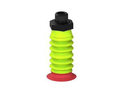 Przysawka piGRIP, warga elastyczna z pierśc. wzmac.Ø30 mm, 6 mieszków (3+3), podstawa typ 1, G1/4" zew., (G.FXI30T18.B6.S1.G14M.00) (9942819) - Piab