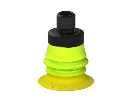 Przysawka piGRIP Ø30 mm, 1 mieszek, podstawa typ 1, gwint M10 zew., (G.FXI30T30.B1.S1.MM10M.00) (9976800) - Piab
