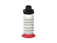 Przysawka piGRIP, warga elastyczna z pierśc. wzmac.Ø30 mm, 6 mieszków, (3+3), podstawa typ 1, G1/4" zew.,, FDA (G.FXI30T18.B6.S1.G14M.00.FDA) (9973934) - Piab