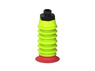 Przysawka piGRIP, warga elastyczna z pierśc. wzmac.Ø30 mm, 6 mieszków (3+3), podstawa typ 1, G1/8" zew., (G.FXI30T18.B6.S1.G18M.00) (9946886) - Piab