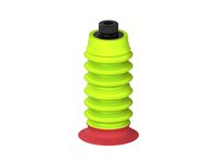 Przysawka piGRIP, warga elastyczna z pierśc. wzmac.Ø30 mm, 6 mieszków (3+3), podstawa typ 1, (G.FXI30T18.B6.S1.G18MR.00) (9948162) - Piab