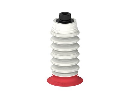 Przysawka piGRIP, warga elastyczna z pierśc. wzmac.Ø30 mm, 6 mieszków, (3+3), podstawa typ 1, piSAVE 05/60 (G.FXI30T18.B6.S1.G18MR.15.FDA) (9941458) - Piab