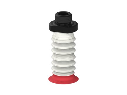 Przysawka piGRIP, warga elastyczna z pierśc. wzmac.Ø30 mm, 6 mieszków, (3+3), podstawa typ 1, G3/8" zew.,, FDA (G.FXI30T18.B6.S1.G38M.00.FDA) (9955124) - Piab