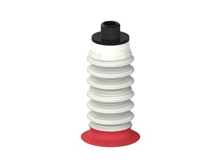 Przysawka piGRIP, warga elastyczna z pierśc. wzm. Ø30 mm, 6 mieszków, (3+3), podstawa typ 1, NPT 1/8" niski zew., piSAVE, dławik 1,3 mm,FDA (G.FXI30T18.B6.S1.NTL18M.05.FDA) (9940047) - Piab