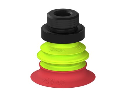 Przysawka piGRIP Ø42 mm, 1 mieszek, podstawa typ 1, G1/2" zew., (G.FXI42T18.B1.S1.G12M.00) (9939573) - Piab