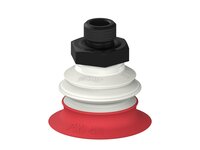 Przysawka piGRIP Ø42 mm, 1 mieszek, podstawa typ 1, G1/4" zew., piSAVE, dławik 1,0 mm, FDA (G.FXI42T18.B1.S1.G14M.04.FDA) (9949020) - Piab