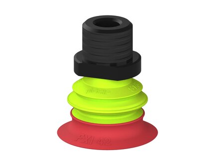 Przysawka piGRIP Ø42 mm, 1 mieszek, podstawa typ 1, NPT 1/2" zew., piSAVE 04/60 (G.FXI42T18.B1.S1.NT12M.14) (9945493) - Piab