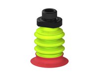 Przysawka piGRIP, warga elastyczna wzmocniona, Ø42 mm, 3 mieszki, podstawa typ 1, G3/8" zew., filtr siatkowy (G.FXI42T18.B3.S1.G38M.01) (9943893) - Piab
