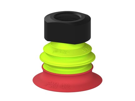 Przysawka piGRIP Ø42 mm, 1 mieszek, podstawa typ 1, G3/8" wew., (G.FXI42T18.B1.S1.G38F.00) (9941328) - Piab