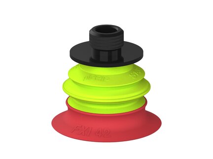 Przysawka piGRIP Ø42 mm, 1 mieszek, podstawa typ 1, gwint niski G1/4" zew., (G.FXI42T18.B1.S1.GL14M.00) (9944475) - Piab