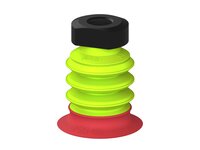 Przysawka piGRIP, warga elastyczna wzmocniona, Ø42 mm, 3 mieszki, podstawa typ 1, G1/4" wew., filtr siatkowy (G.FXI42T18.B3.S1.G14F.01) (9952419) - Piab