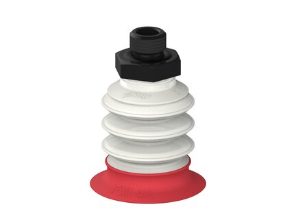 Przysawka piGRIP, warga elastyczna wzmocniona, Ø42 mm, 3 mieszki, podstawa typ 1, G1/4" zew.,, FDA (G.FXI42T18.B3.S1.G14M.00.FDA) (9943325) - Piab