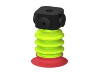 Przysawka piGRIP, warga elastyczna wzmocniona, Ø42 mm, 3 mieszki, podstawa typ 1, NPSF 5x1/8" wew., (G.FXI42T18.B3.S1.NS518F.00) (9943335) - Piab