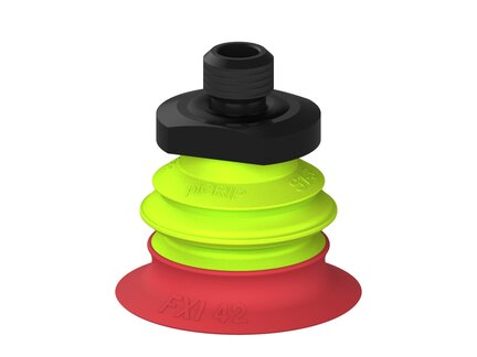 Przysawka piGRIP Ø42 mm, 1 mieszek, podstawa typ 1, M12 zew., (G.FXI42T18.B1.S1.MM12M.00) (9962680) - Piab