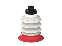 Przysawka piGRIP, warga elastyczna wzmocniona, Ø42 mm, 3 mieszki, podstawa typ 1, G1/8" zew., filtr siatkowy, FDA (G.FXI42T18.B3.S1.G18M.01.FDA) (9970145) - Piab